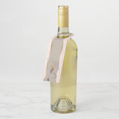 Flaschenanhänger mit edlem Pferdemotiv Flessenhanger (Schuin)