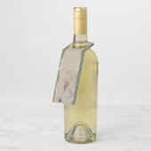 Flaschenanhänger mit edlem Pferdemotiv Flessenhanger (Schuin)