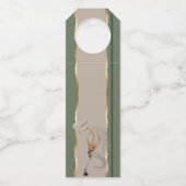 Flaschenanhänger mit edlem Pferdemotiv Flessenhanger (Achterkant)