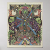 Flase Self Dissolve (Voyage in the eye of an Owl) Poster (Voorkant)