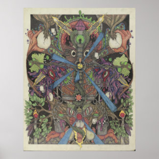 Flase Self Dissolve (Voyage in the eye of an Owl) Poster