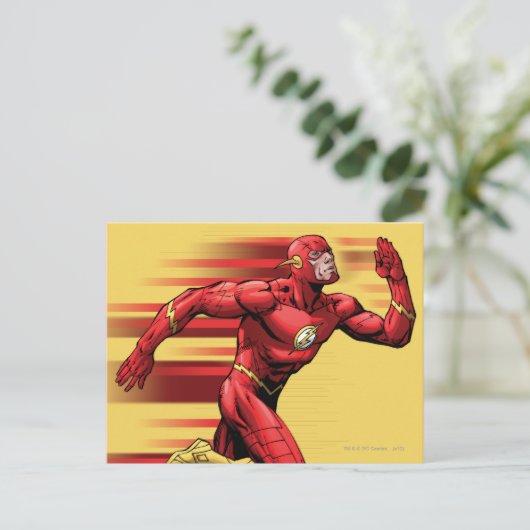 Flash actief briefkaart (Staand voorkant)