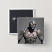 Flash Alternate 2 Vierkante Button 5,1 Cm (Voorkant /achterkant)