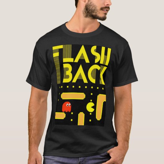 Flash Back Pac Man T-shirt (Voorkant)