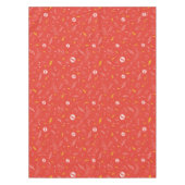 Flash Bliksem Icon en Doodle Patroon Tafelkleed (Voorkant)