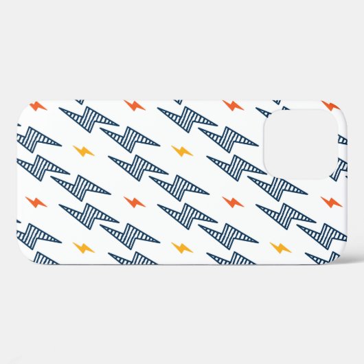 Flash. Bliksembolt naadloos patroon. Achtergrond Case-Mate iPhone Case (Achterkant (horizontaal))