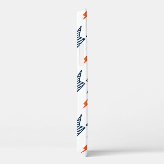 Flash. Bliksembolt naadloos patroon. Achtergrond Case-Mate iPhone Case (Achterkant / Rechts)