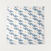 Flash. Bliksembolt naadloos patroon. Achtergrond Wandkleed (Voorkant (horizontaal))