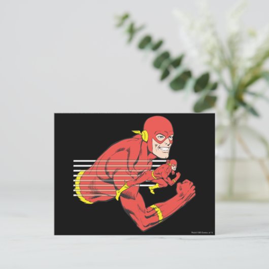 Flash Bust Uitzicht Briefkaart (Staand voorkant)