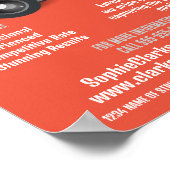 Flash-camerapictogram, fotograaf, fotografische hi poster (Hoek)