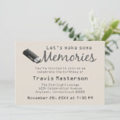 Flash Drive Birthday Party nodigt uit Kaart (Staand voorkant)