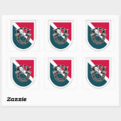 FLASH/DUI 11E SPECIAL FORCES GRP-STICKERS VIERKANTE STICKER (Vel)
