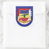 FLASH/DUI 3RD SQUADRON 73RD CAVALRY-STICKERS VIERKANTE STICKER (Tas)