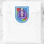 FLASH/DUI 416E BN-STICKERS BURGERLIJKE ZAKEN VIERKANTE STICKER (Tas)