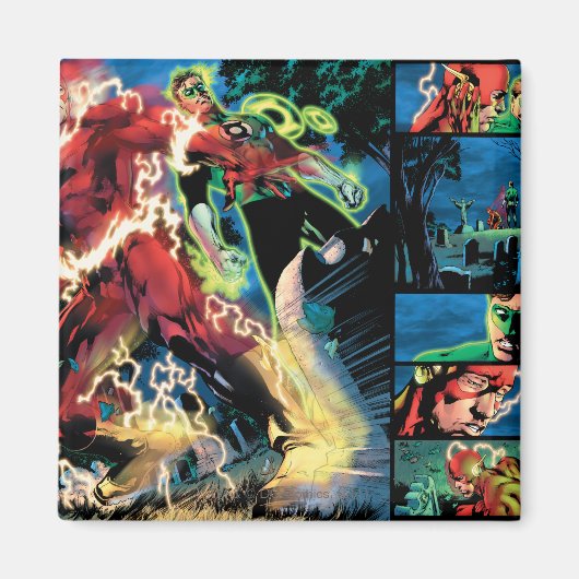 Flash- en Groene Lantern-paneel Magneet (Voorkant)