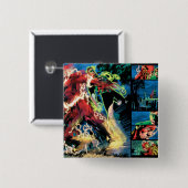 Flash- en Groene Lantern-paneel Vierkante Button 5,1 Cm (Voorkant /achterkant)