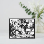 Flash- en Groene Lantern Panel 2 Briefkaart (Staand voorkant)