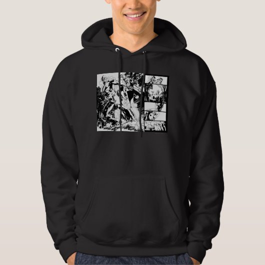 Flash- en Groene Lantern Panel 2 Hoodie (Voorkant)