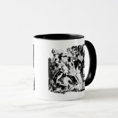 Flash- en Groene Lantern Panel 2 Mok (Voorkant rechts)