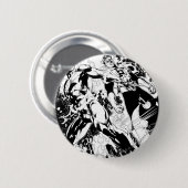 Flash- en Groene Lantern Panel 2 Ronde Button 5,7 Cm (Voorkant /achterkant)