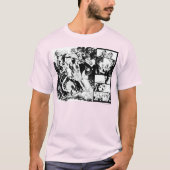 Flash- en Groene Lantern Panel 2 T-shirt (Voorkant)