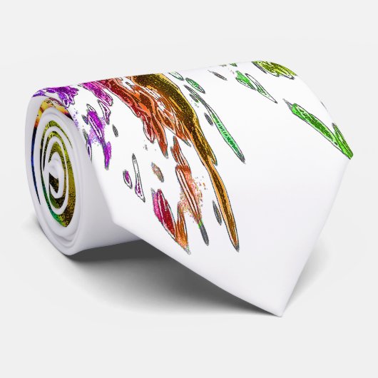 "Flash Feathers" Stropdas (Opgerold)