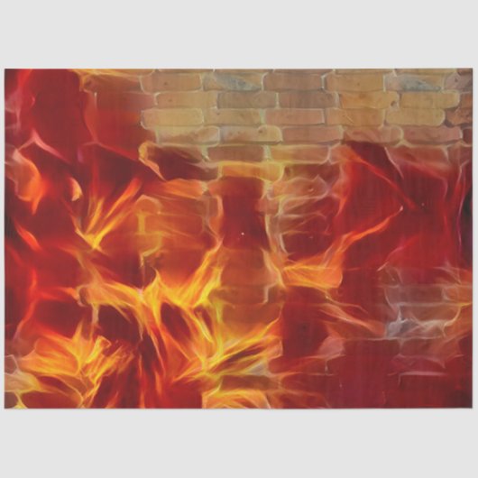 Flash Fire Modern Art-Collectie Tissuepapier (Voorkant)
