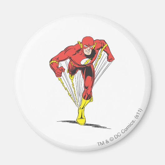 Flash gaat vooruit magneet (Voorkant)