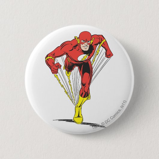 Flash gaat vooruit ronde button 5,7 cm (Voorkant)