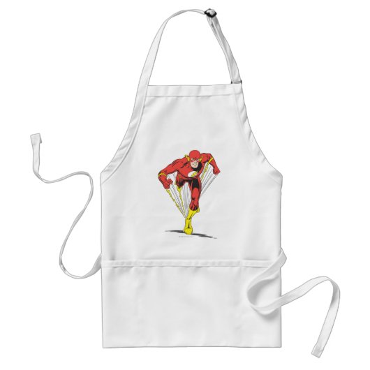 Flash gaat vooruit standaard schort (Voorkant)