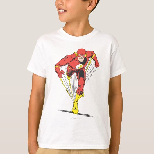 Flash gaat vooruit t-shirt (Voorkant)