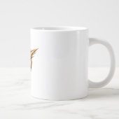 Flash geïnspireerd logo grote koffiekop (Rechts)