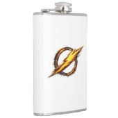 Flash-geïnspireerd logo heupfles (Rechts)