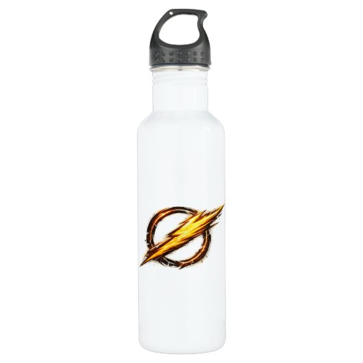 Flash geïnspireerd logo  waterfles  (Voorkant)