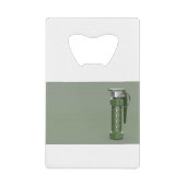 Flash granaat creditkaart flessenopener (Voorkant)