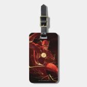 Flash-illustratie van oneindige crisis bagagelabel (Voorkant verticaal)