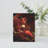 Flash-illustratie van oneindige crisis briefkaart (Staand voorkant)