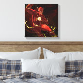 Flash-illustratie van oneindige crisis canvas afdruk (Insitu (Slaapkamer))