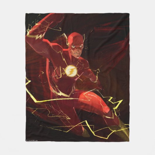 Flash-illustratie van oneindige crisis fleece deken (Voorkant)