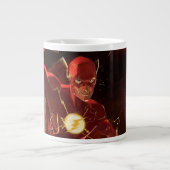 Flash-illustratie van oneindige crisis grote koffiekop (Voorkant)