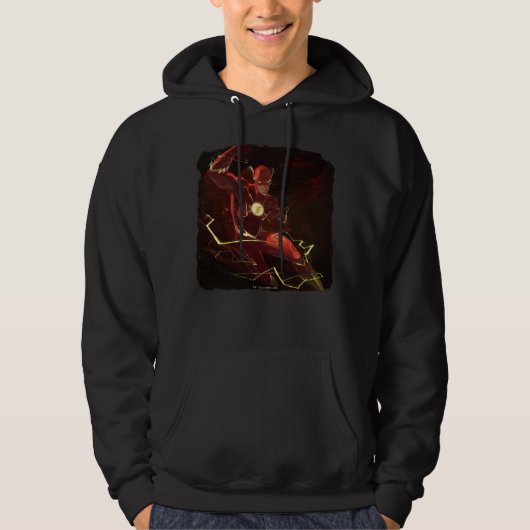 Flash-illustratie van oneindige crisis hoodie (Voorkant)