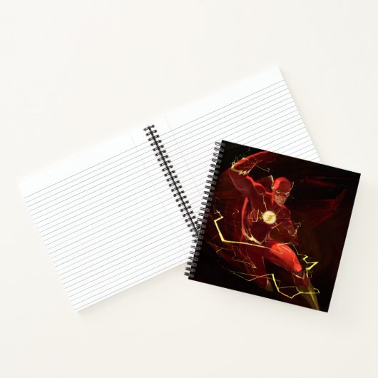 Flash-illustratie van oneindige crisis notitieboek (Binnen)