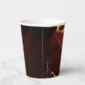 Flash-illustratie van oneindige crisis papieren bekers (Rechts)