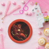 Flash-illustratie van oneindige crisis papieren bordje (Feest)