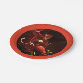 Flash-illustratie van oneindige crisis papieren bordje (Gekanteld)