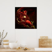 Flash-illustratie van oneindige crisis poster (Keuken)