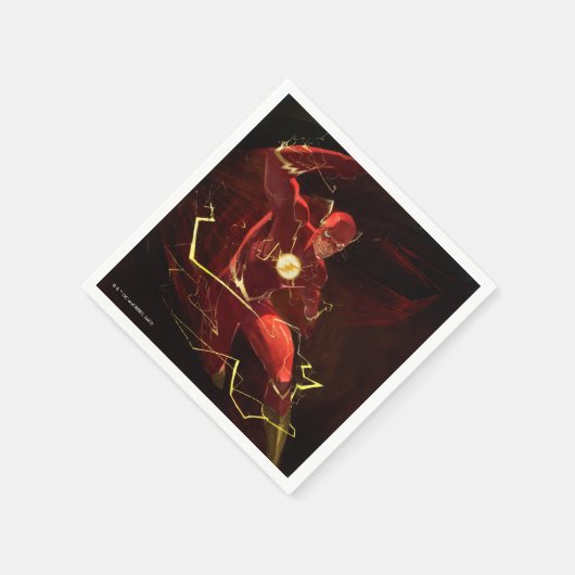 Flash-illustratie van oneindige crisis servet (Hoek)