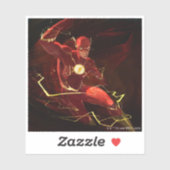 Flash-illustratie van oneindige crisis sticker (Vel)