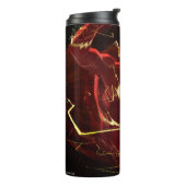 Flash-illustratie van oneindige crisis thermosbeker (Gedraaid links)