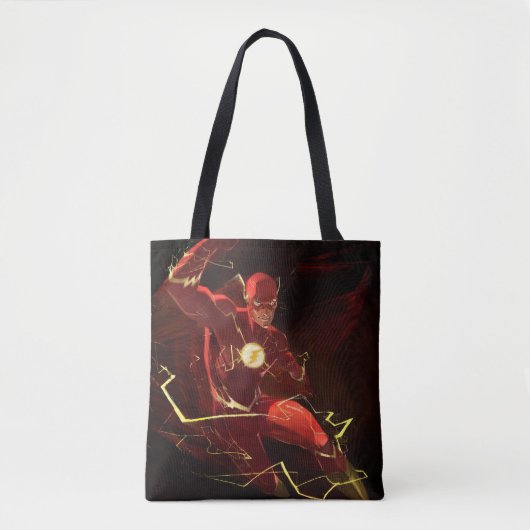 Flash-illustratie van oneindige crisis tote bag (Voorkant)